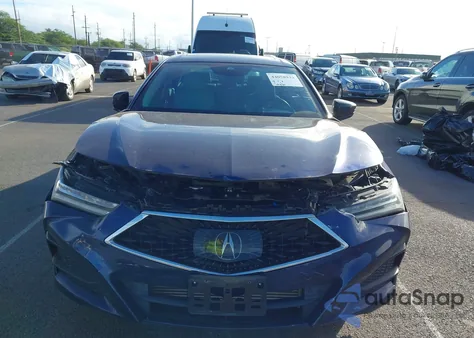 2021 Acura Tlx Technology Package z USA, uszkodzony, nr VIN 19UUB5F49MA006948
